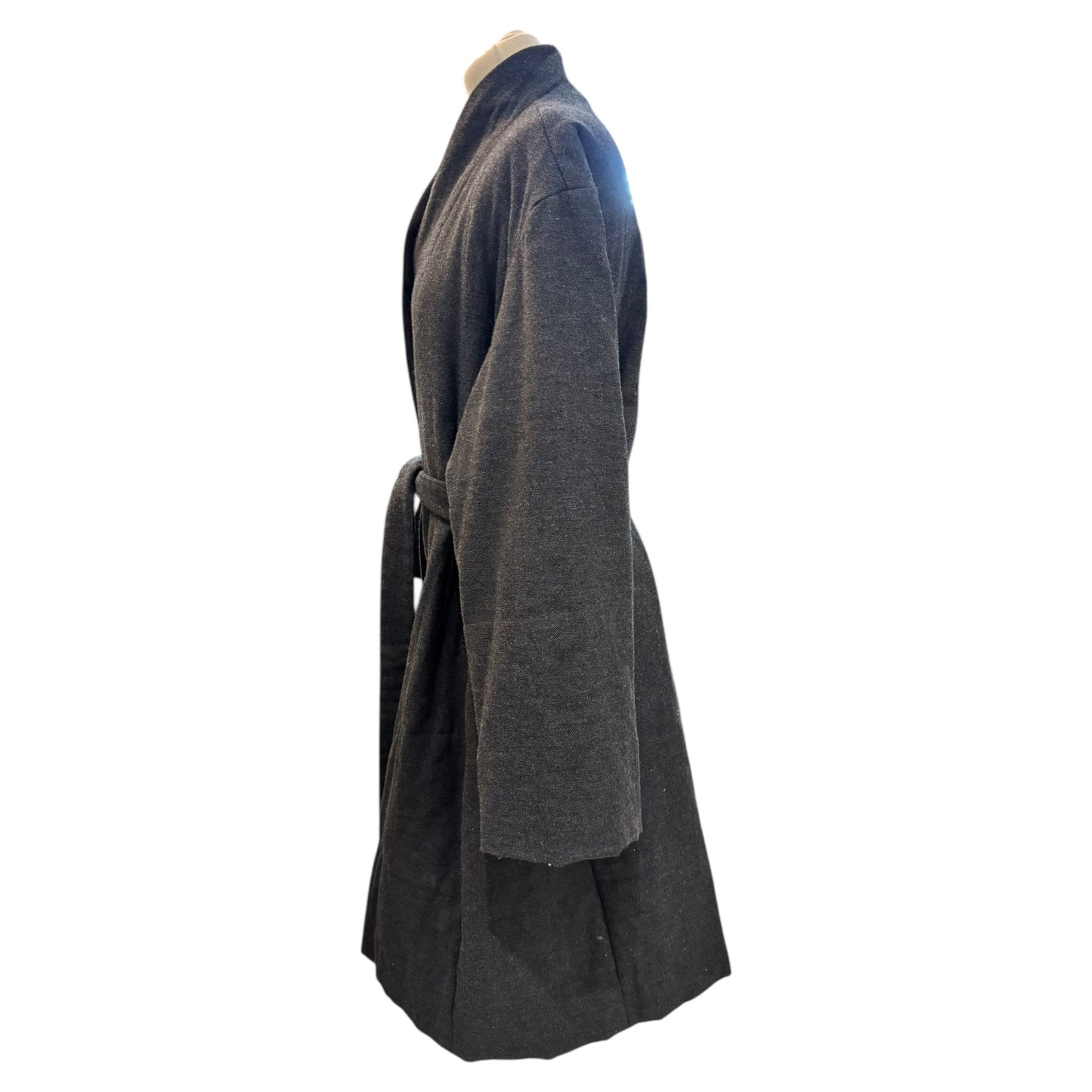 Toast Wool and Cotton Dark Grey Coat - 16/18
