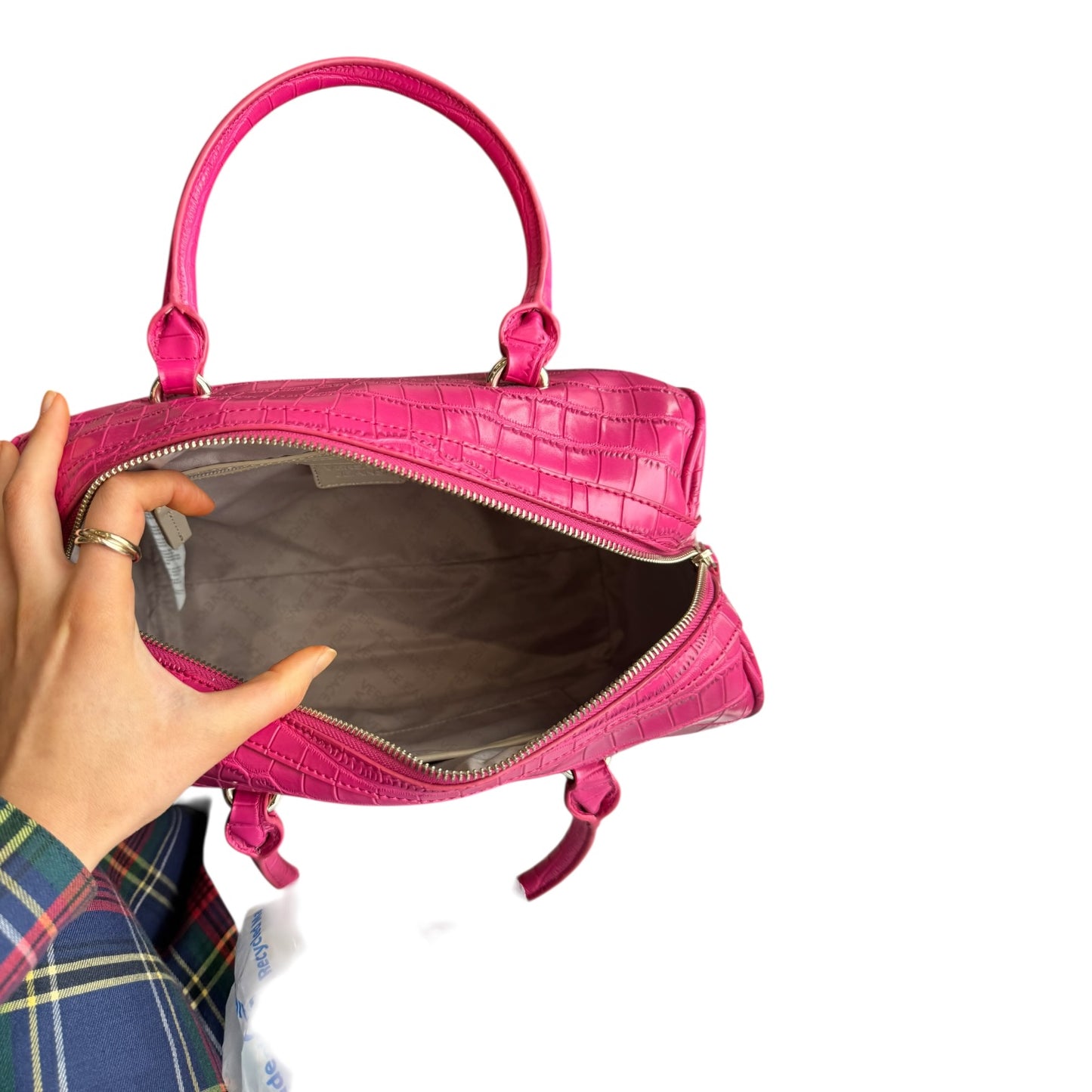 Versace Jeans Pink Bowling Bag