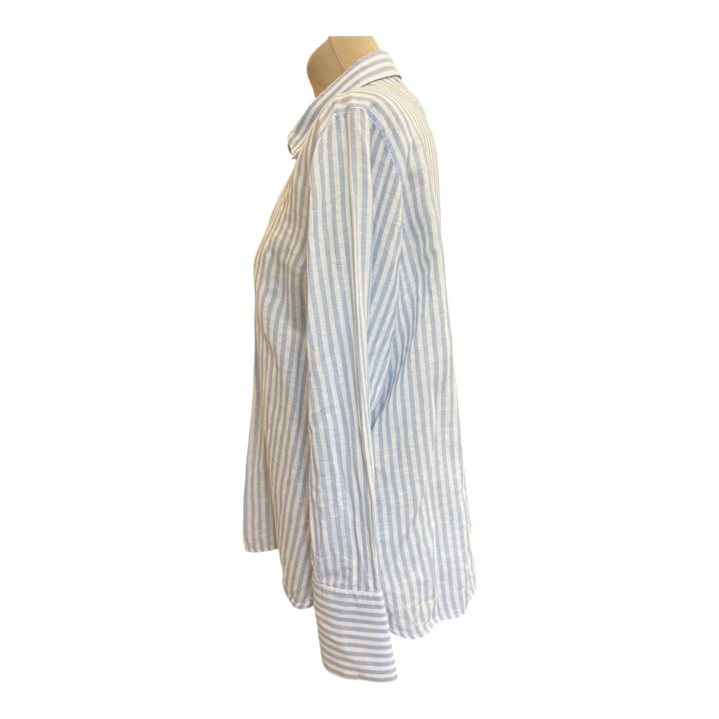 Massimo Dutti Blue Stripe Shirt - 14