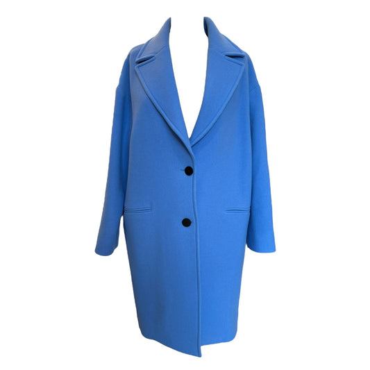 Massimo Dutti Cornflower Blue Coat - 8