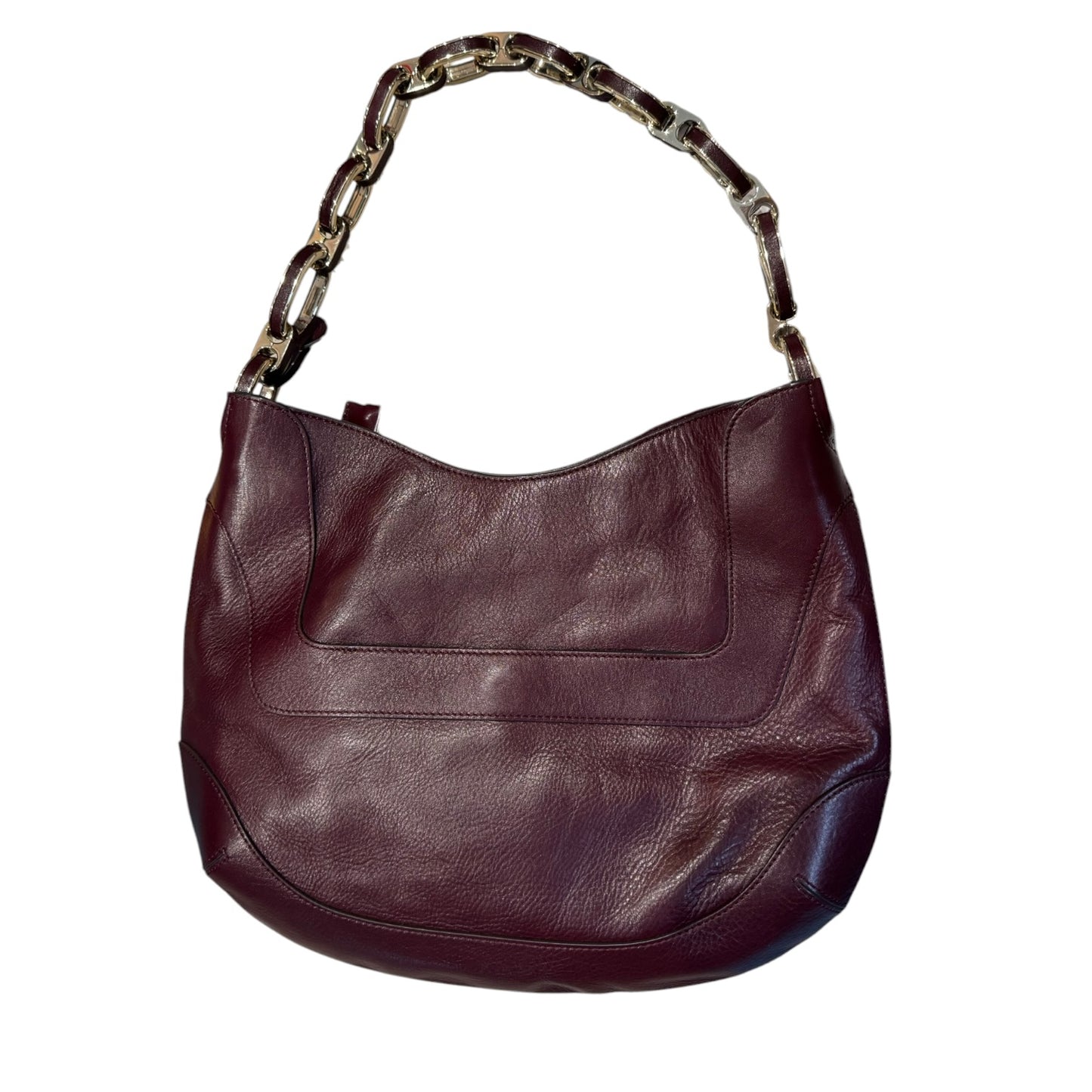 Anya Hindmarch Burgundy Berwick Shoulder Bag
