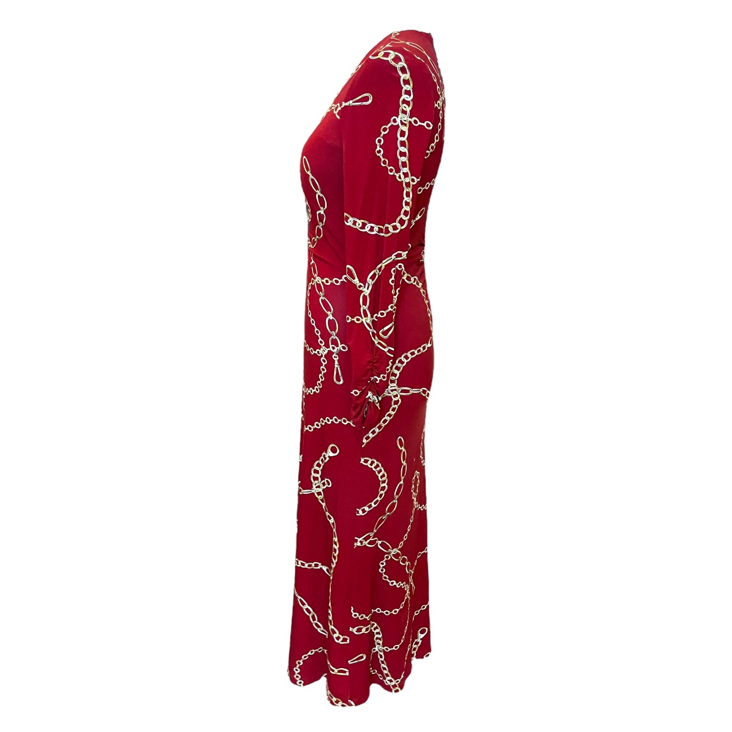 Phase Eight Red Chain Print Dress