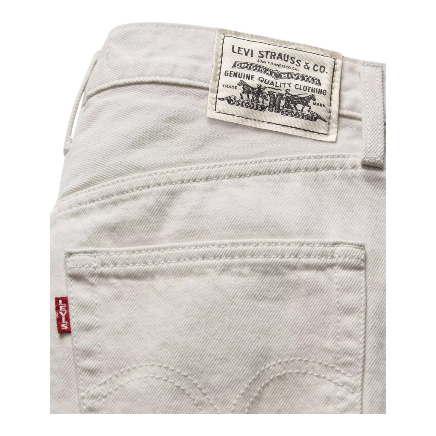 Levi's Lightweight Ribcage Wide Leg Linen Trousers - 10 - NEW