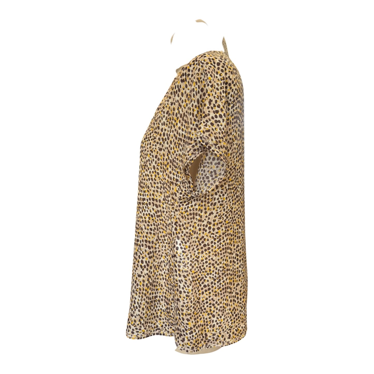 Marc Cain Animal Print Silk Top - 10
