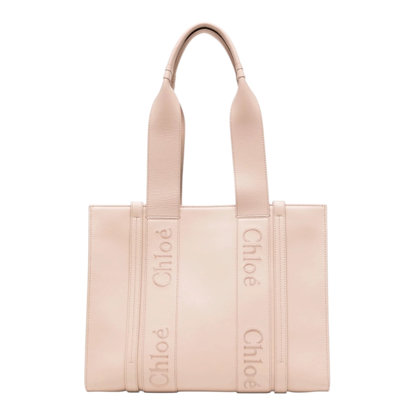 Chloe Leather Woody Tote Bag