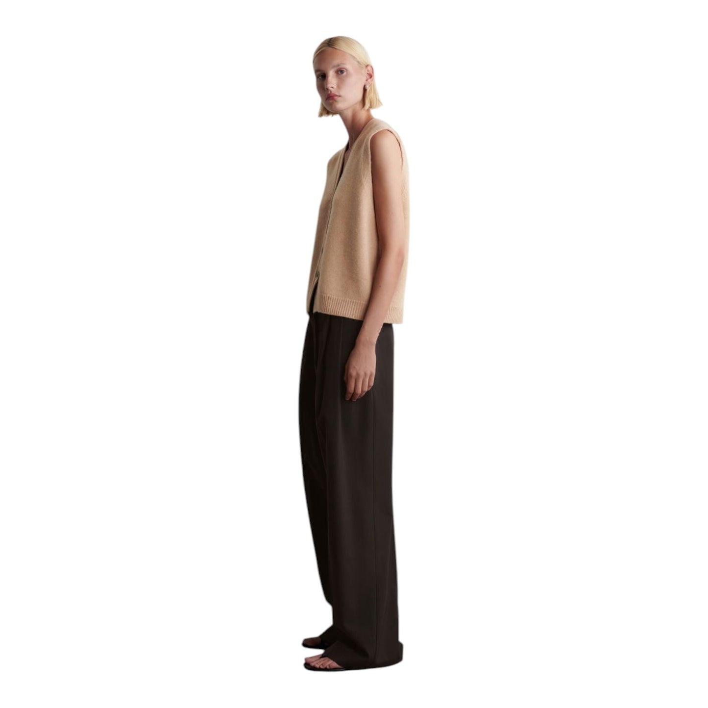 COS Knitted Cashmere Blend Vest - 10/12