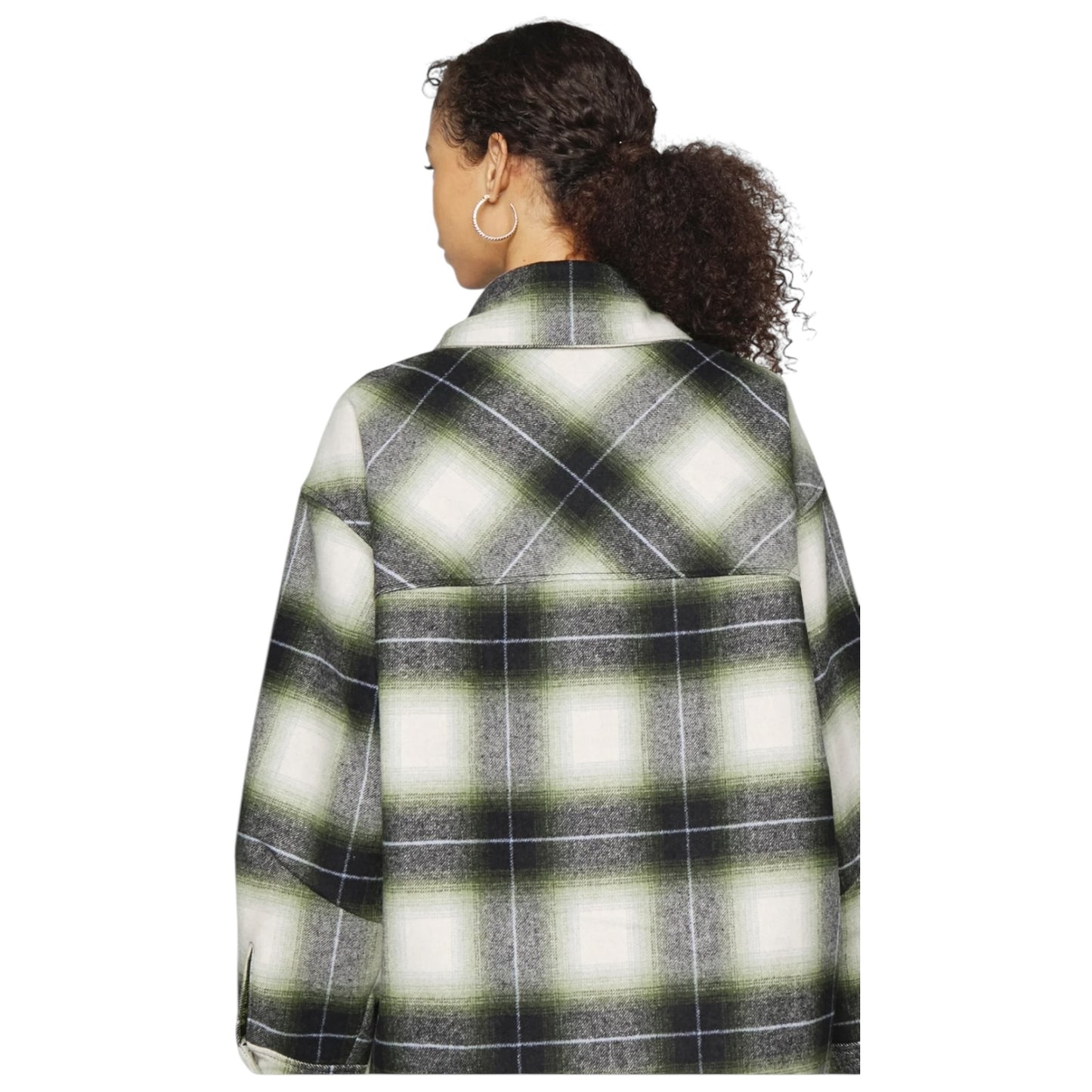 Levi's Dark Green Wool Shacket - 14/16