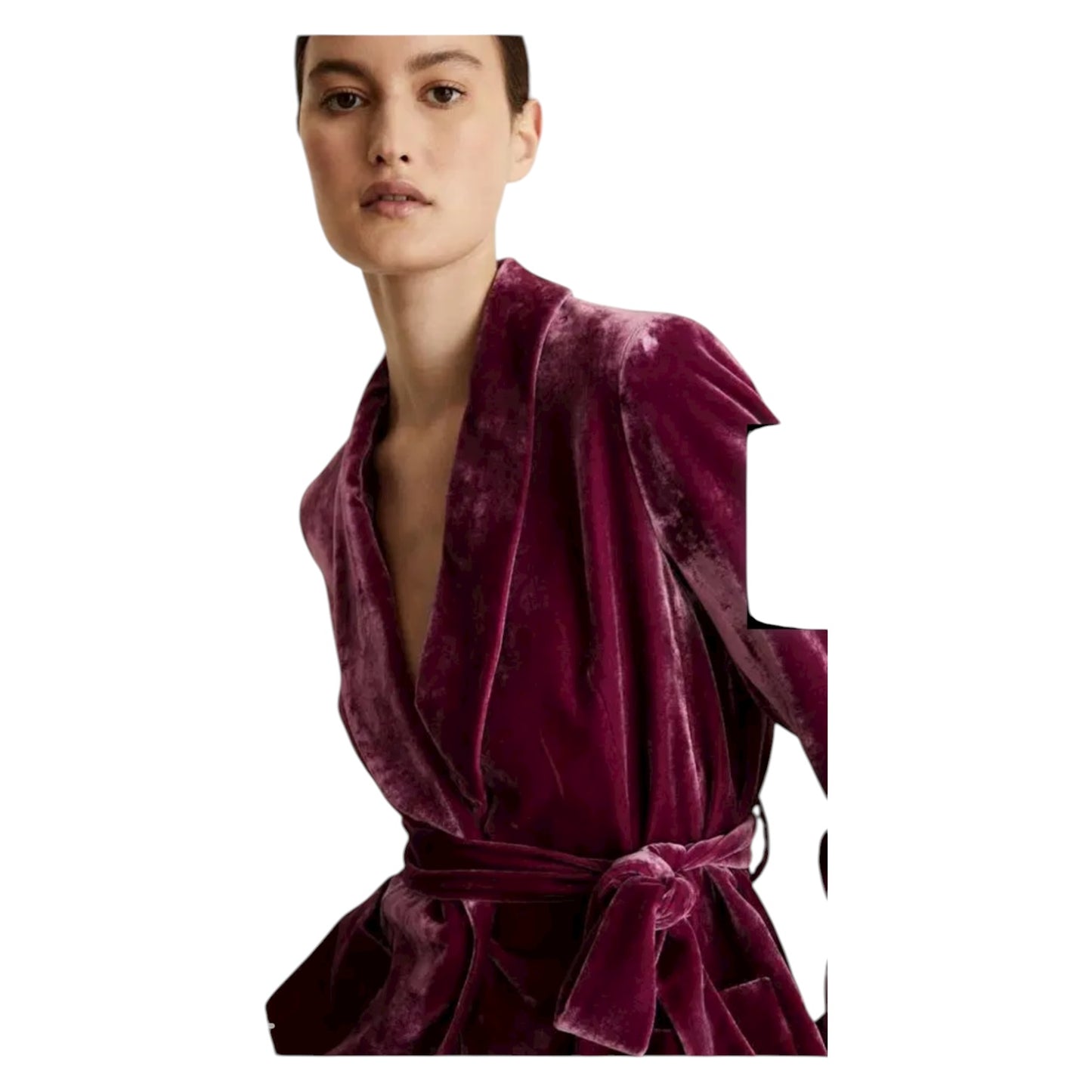 Jaeger Pink Maroon Velvet Suit - 12/14