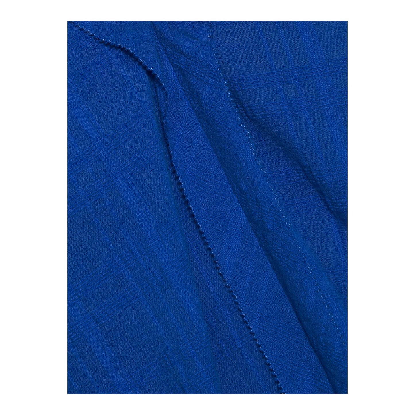 Jigsaw Cobalt Textured Cotton V Neck Top - 8