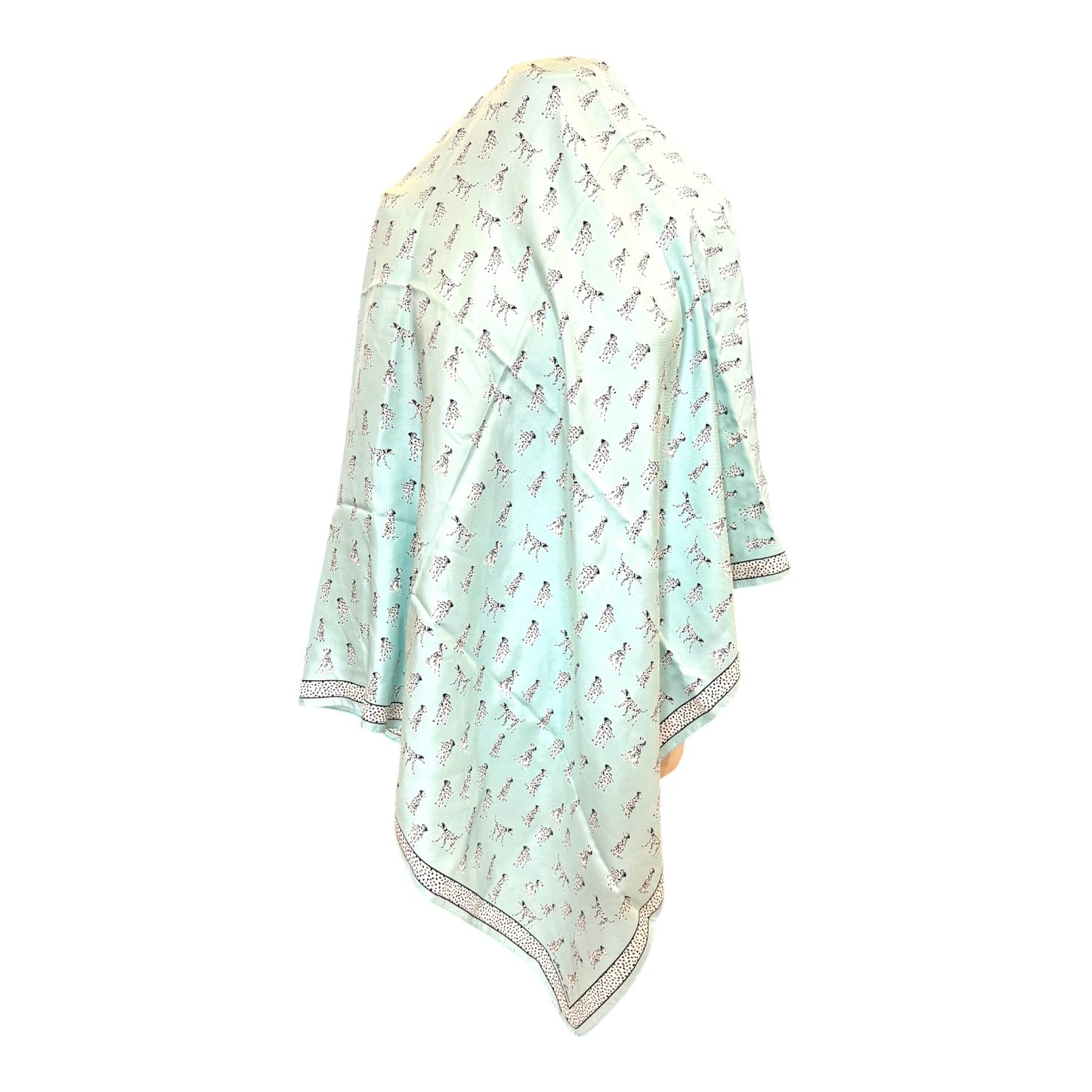 Marc Cain Pale Blue Dalmatian Scarf