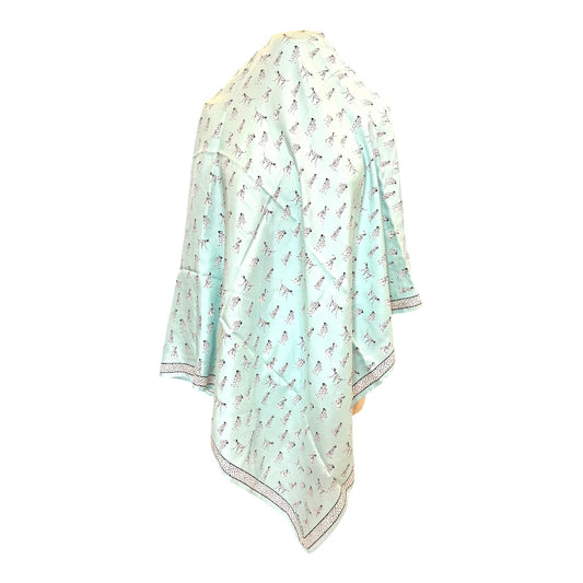 Marc Cain Pale Blue Dalmatian Scarf