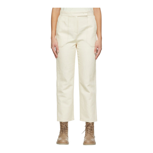 Max Mara Sfilata Cream Alete Trousers - 8