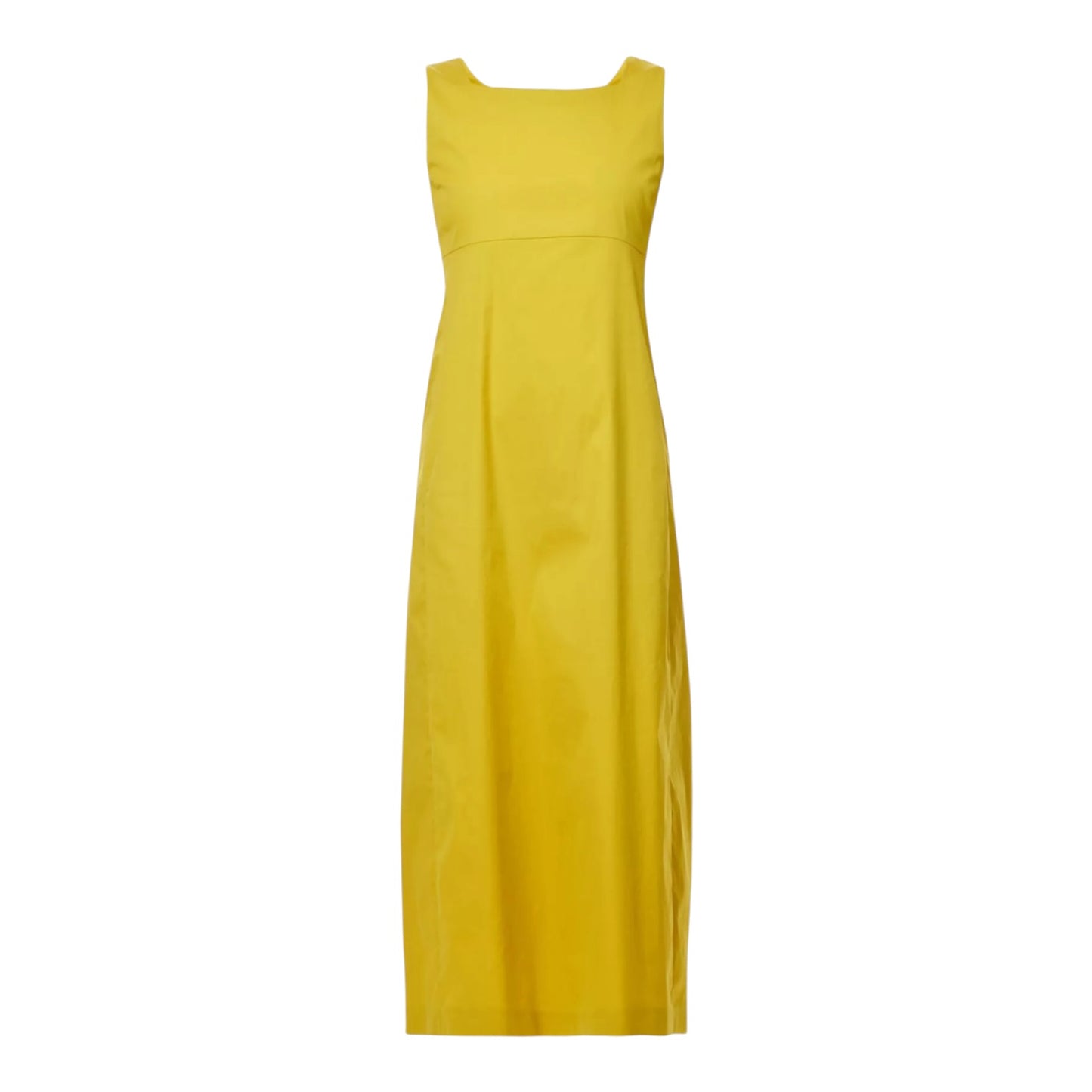 S' Max Mara Eleonor Square Neck Cotton Midi Dress - 12