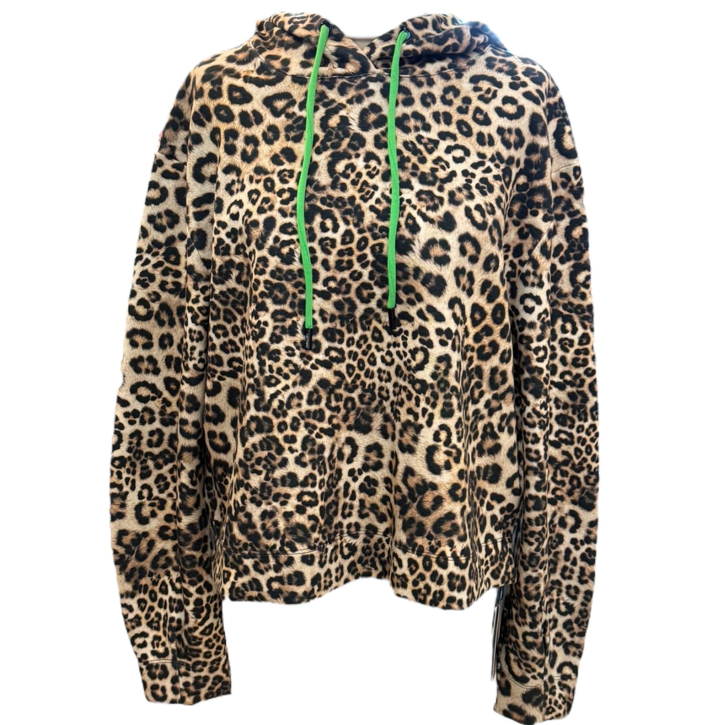 Marc Cain Leopard Print Hoodie - 14 - NEW