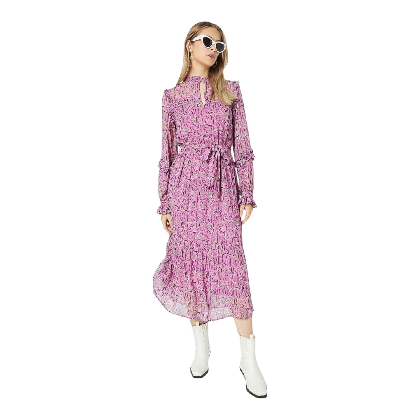 Pom Flows Mauve Dress - 12