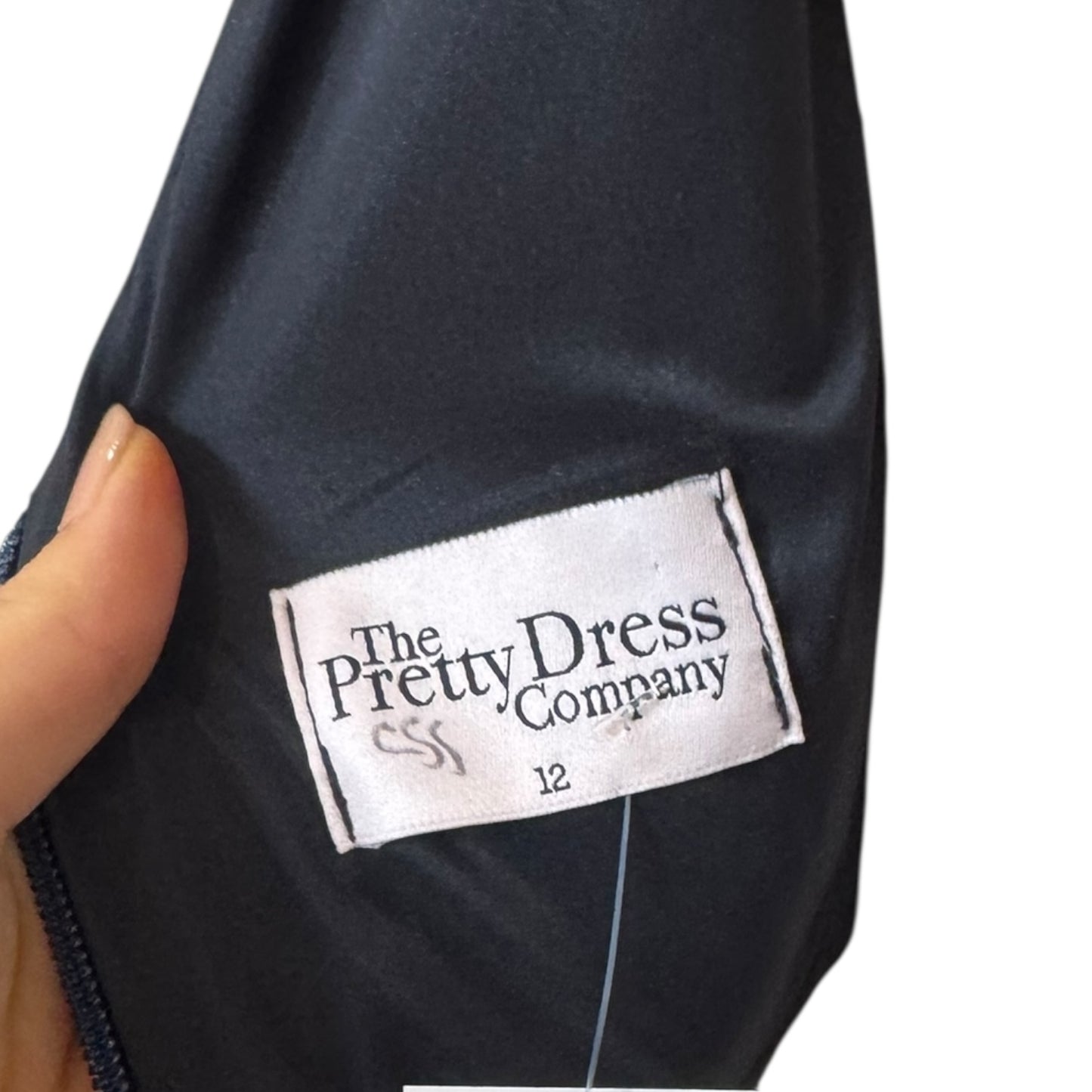 The Pretty Dress Company Navy and Green Tartan Dress - 12