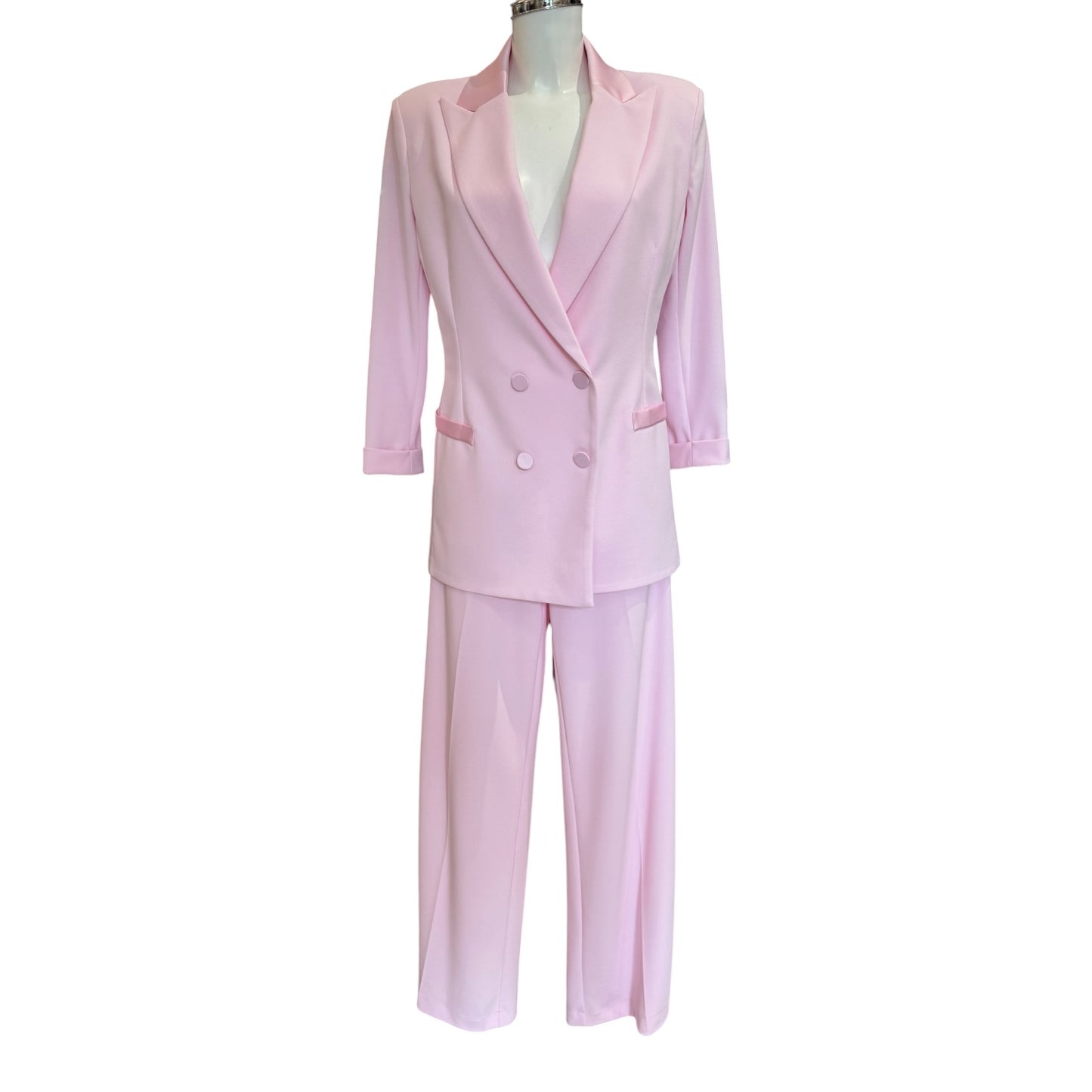 Imperial Rose Pink Trouser Suit - 14