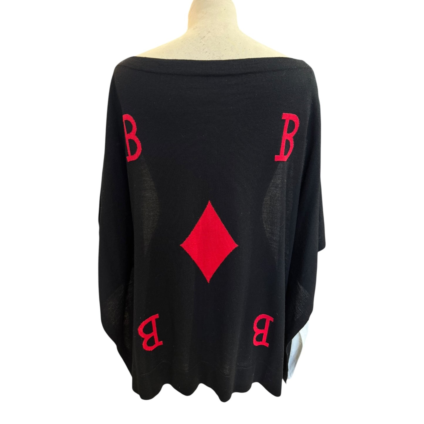 Boutique Moschino Playing Card Sweater - One Size - NEW