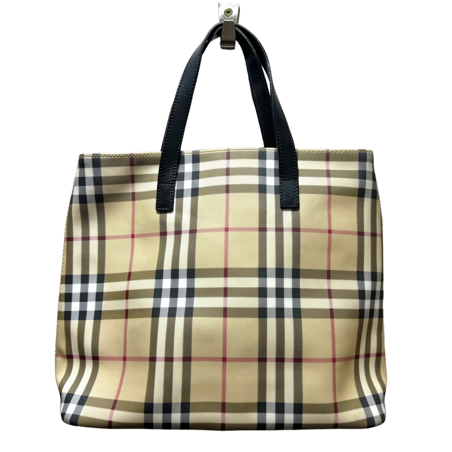 Burberry Check Tote Bag