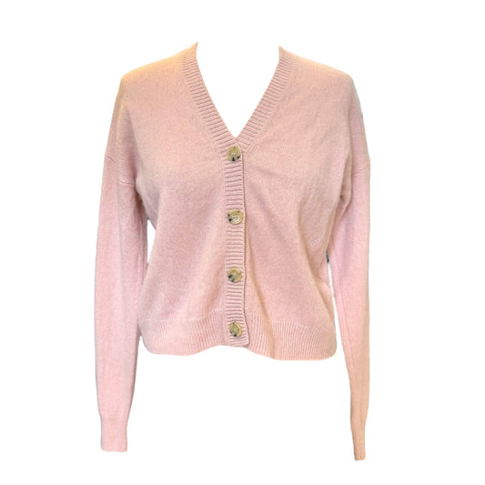 Allude Pink Cashmere Cardigan - 10