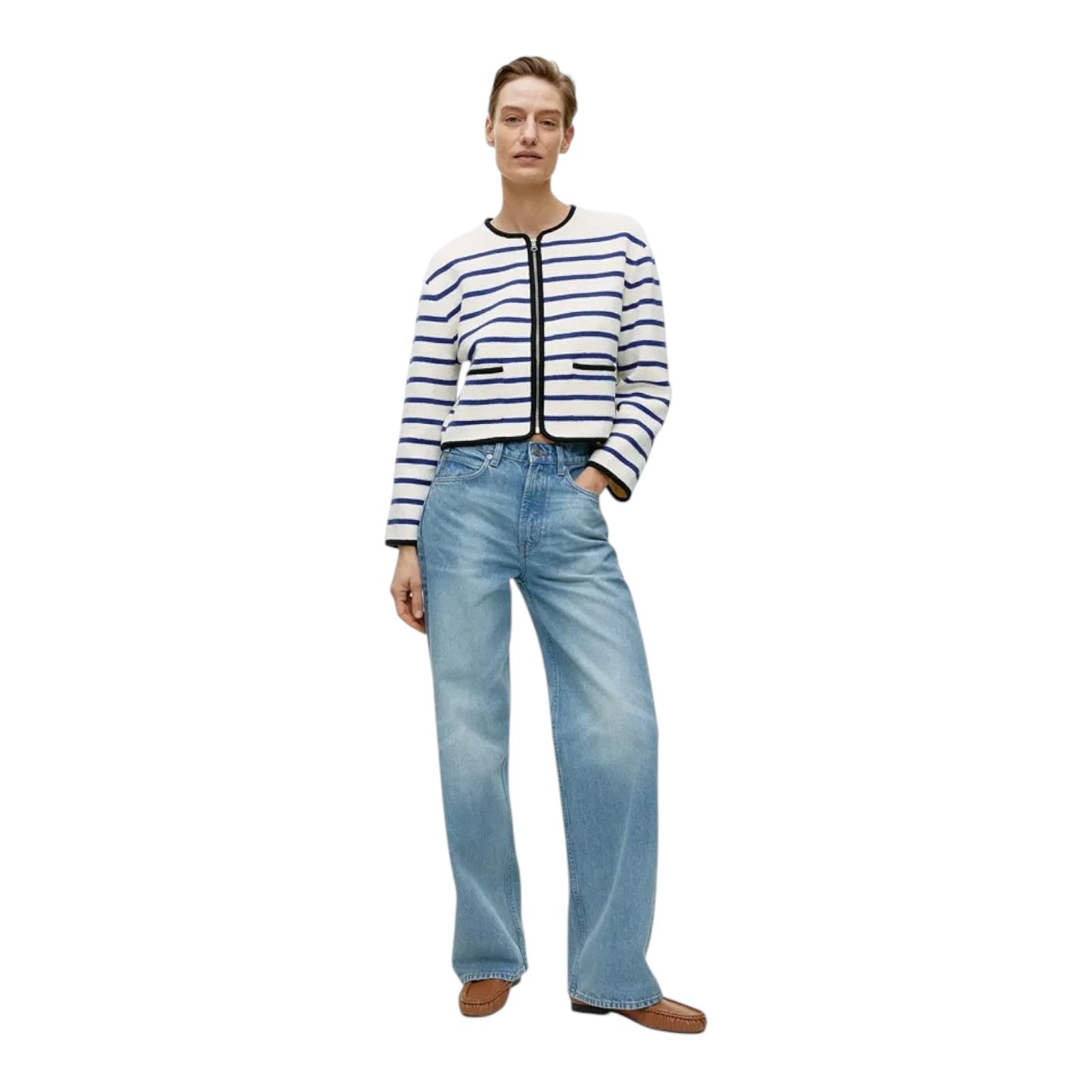 Arket Bouclé Zip Jacket - 12