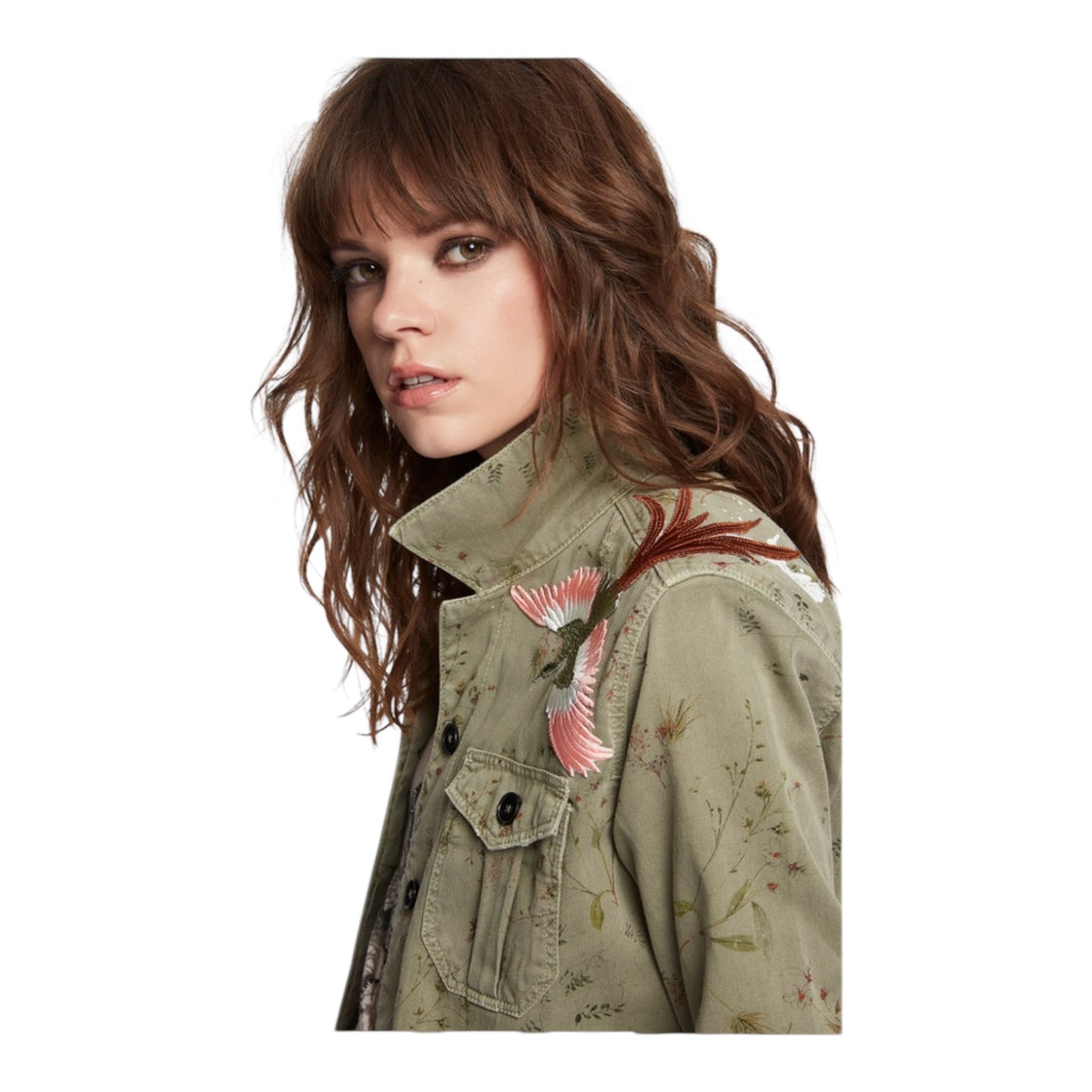 Oui Khaki Parka Jacket - 12