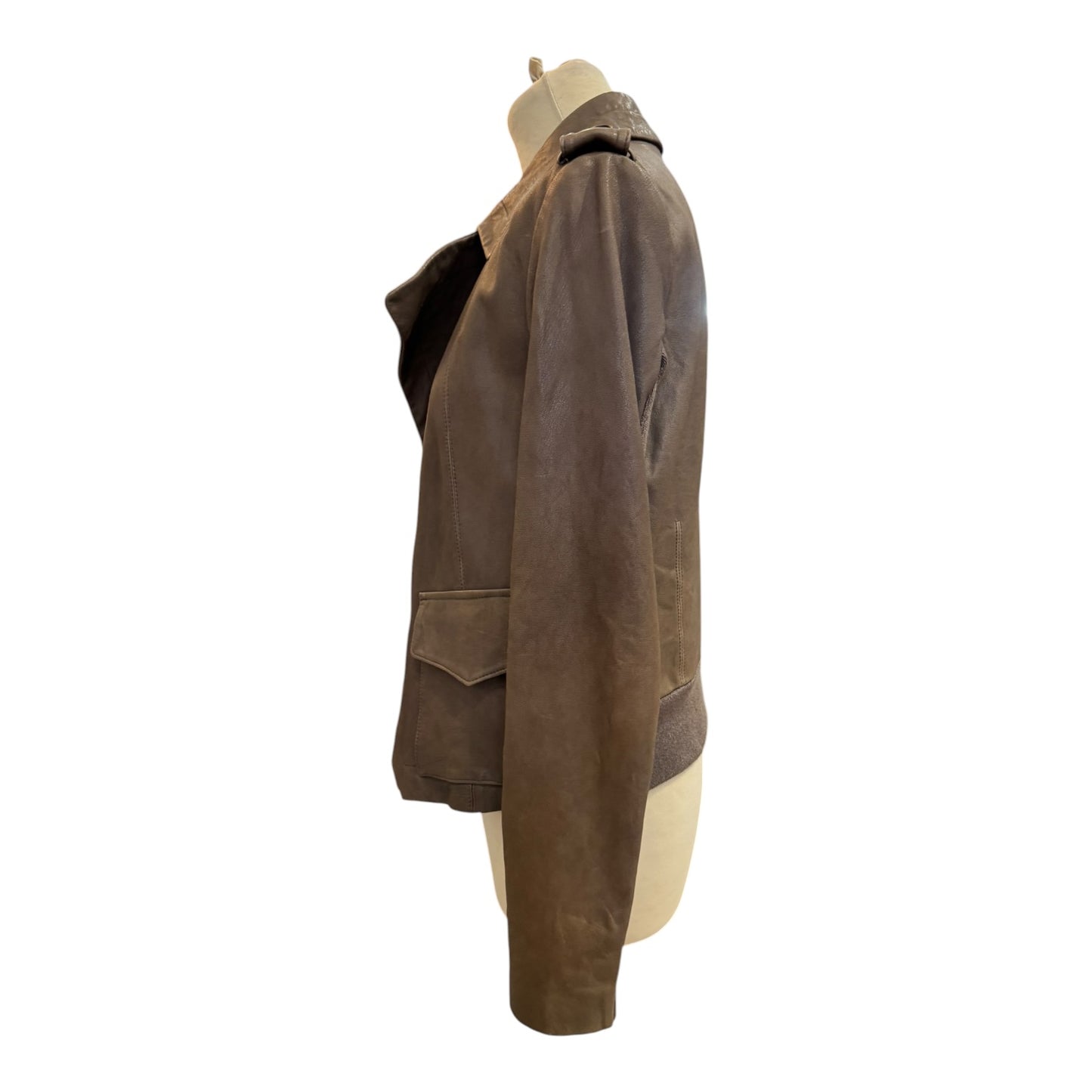 EDVN Brown Leather Jacket - 12