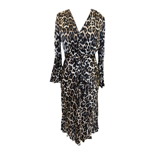 Ghost Animal Print Midi Dress