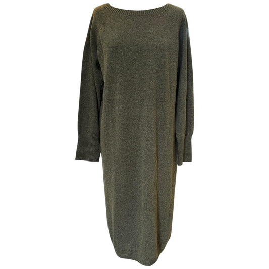 Celtic & Co Green Lambswool Knit Dress - 12