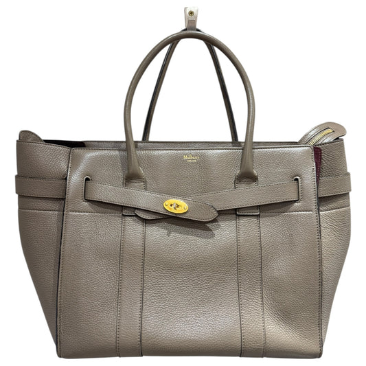 Mulberry Taupe Zipped Bayswater Bag