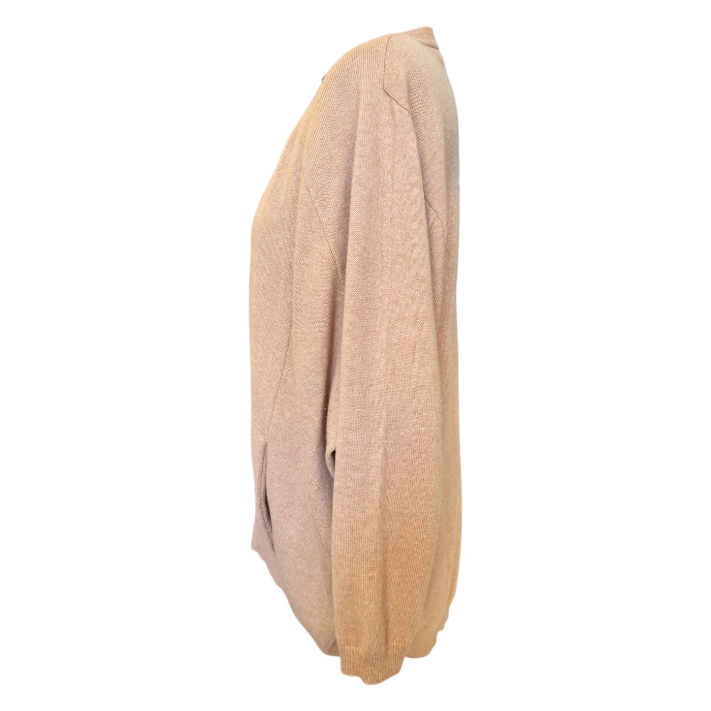 Caroline Beige Cashmere Cardigan - 12