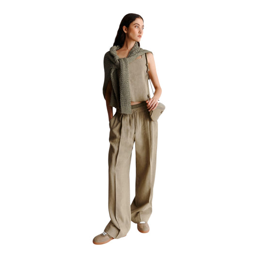 Marella Monochrome Linen Blend Two Piece - 12