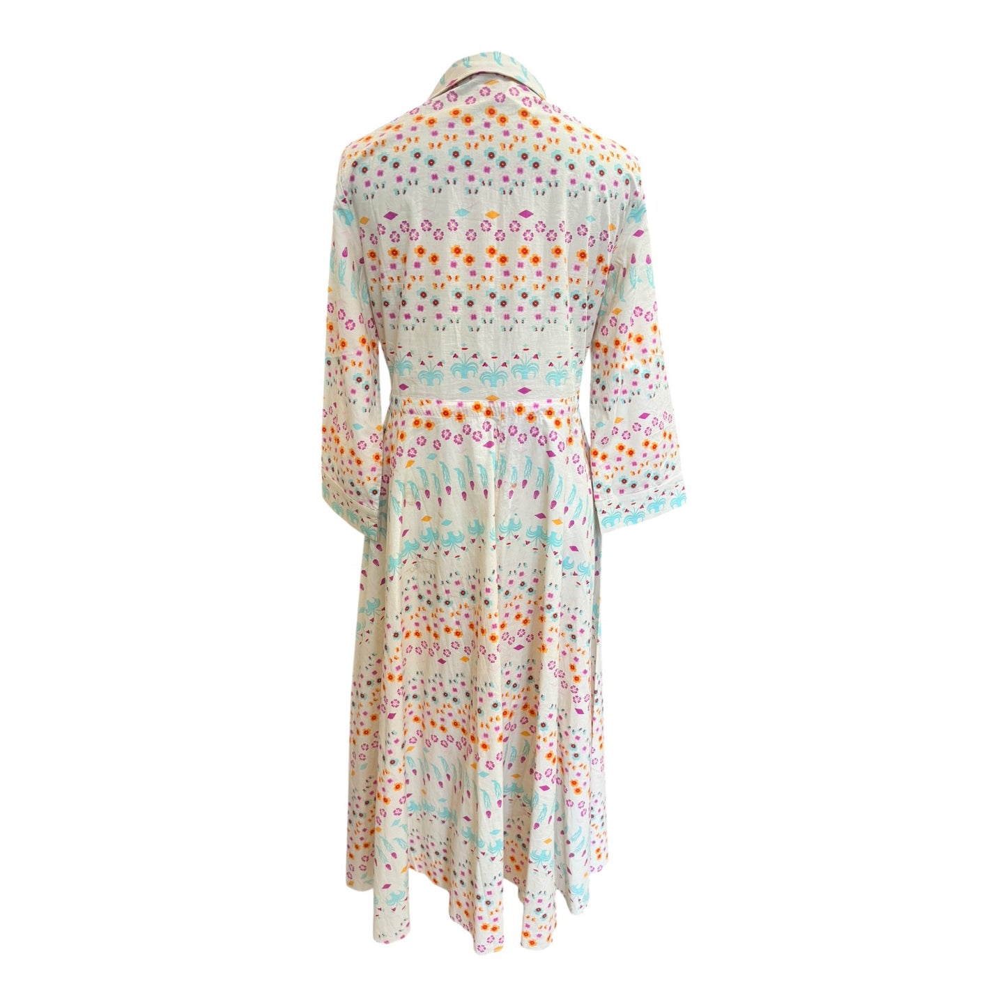 Le Sirenuse Positano Cream Floral Dress - 12