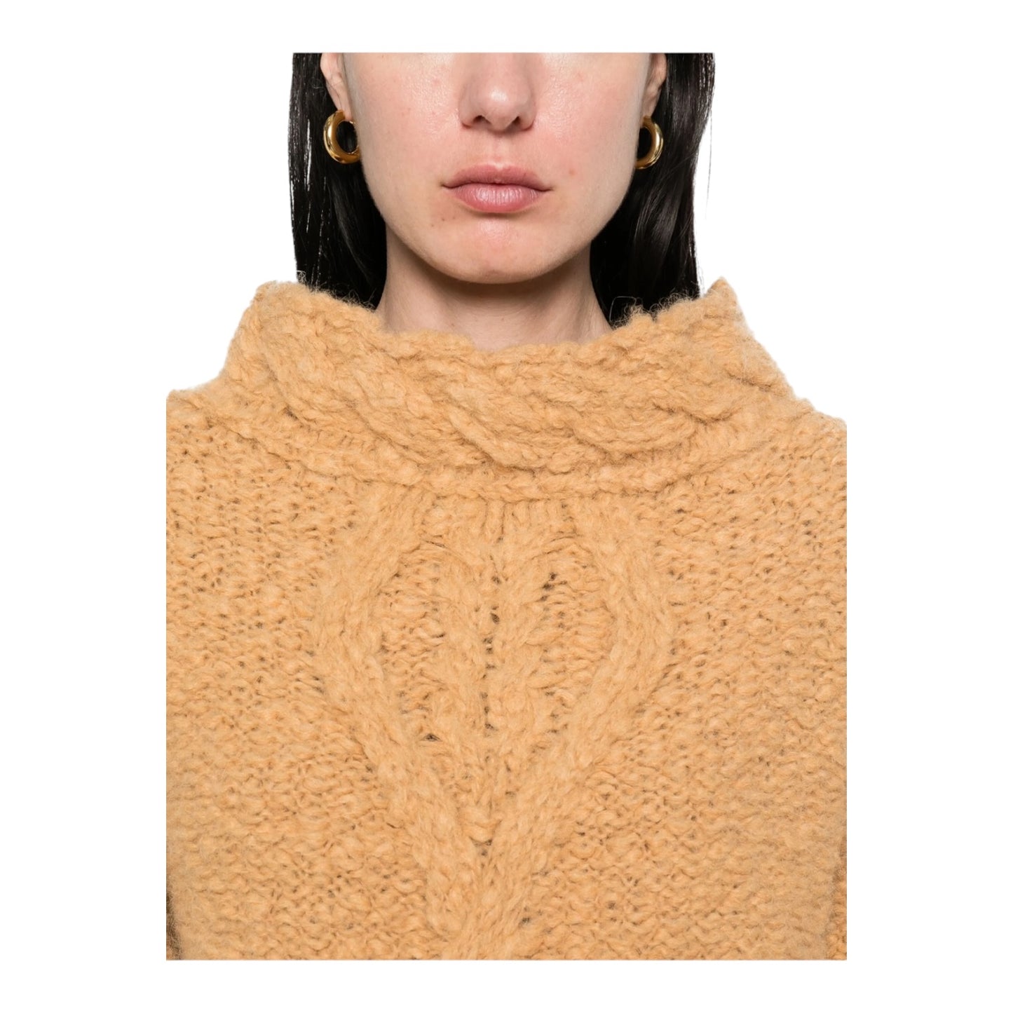 Isabel Marant Romane Sweater in Caramel Brown - 12