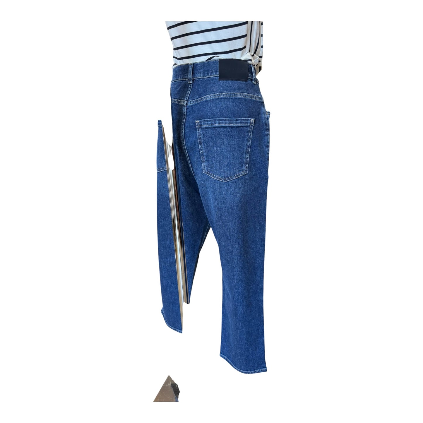Fabiana Filippi Dark Wash Barrel Jeans - 12