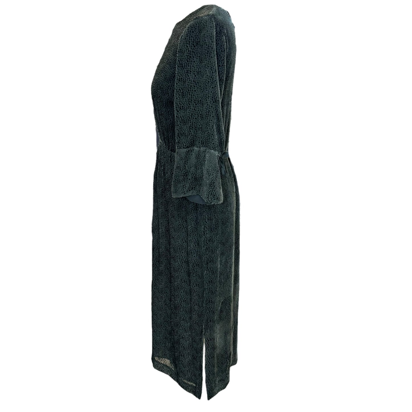 Jigsaw green velvet dress best sale