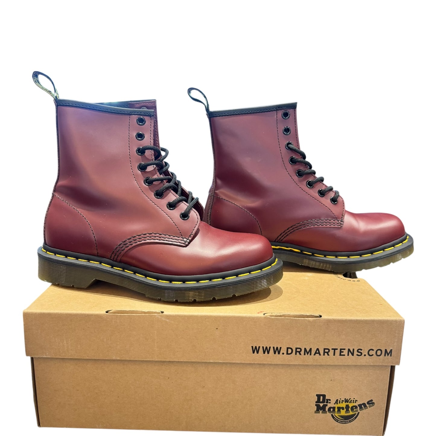 Dr. Martens 1460 Cherry Red Boots - 37/4 - NEW