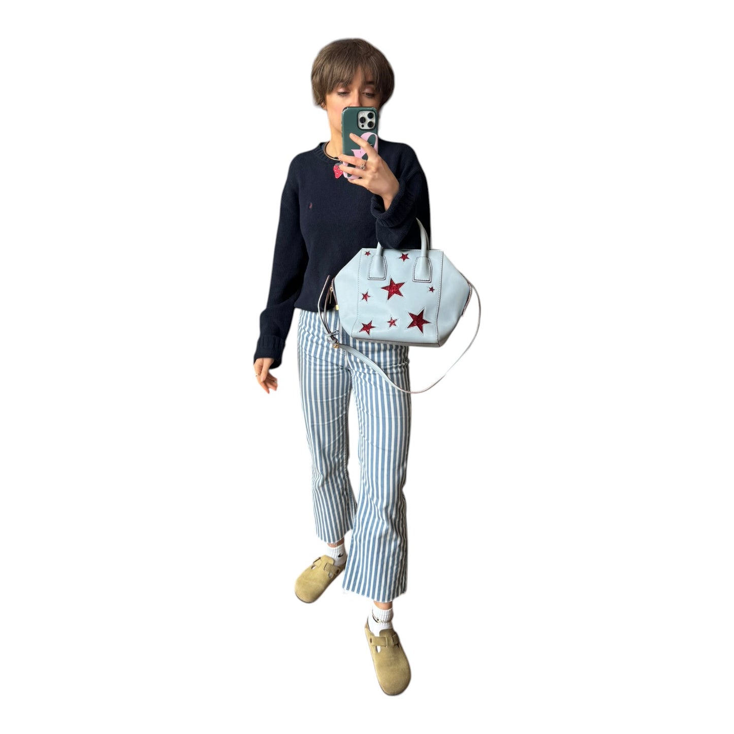 Stella McCartney Blue and Red Cavendish Bag