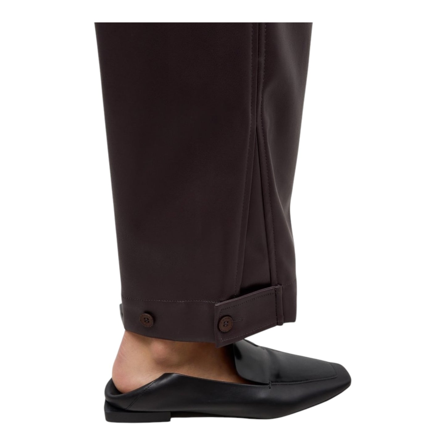 Adolfo Dominquez Maroon Pleather Two Piece - 10/12