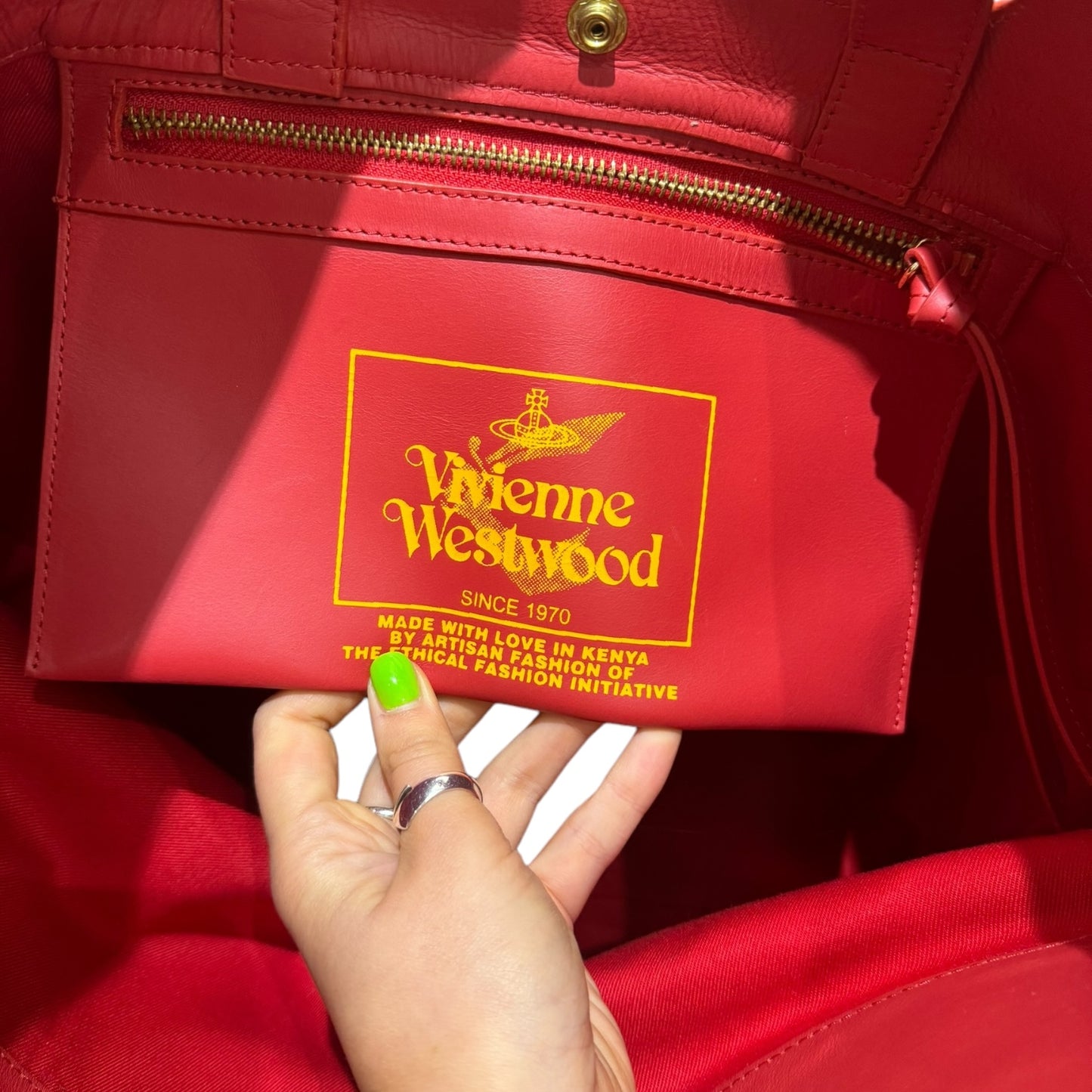 Vivienne Westwood Red Bag