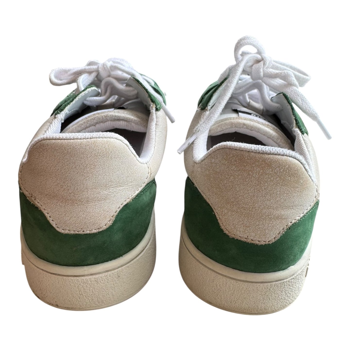 Axel Arigato Green and White Dice Low Top Sneakers - 40/6.5