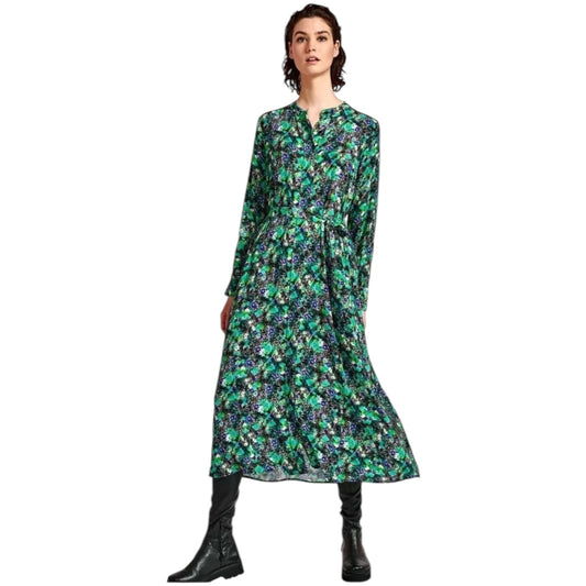 Essentiel Antwerp Green Patterned Dress - 16