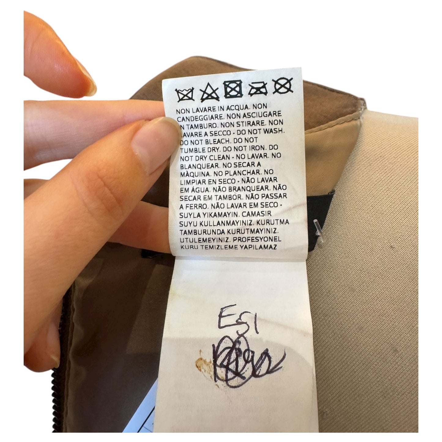 Weekend Max Mara Camel Suedette Dress - 12