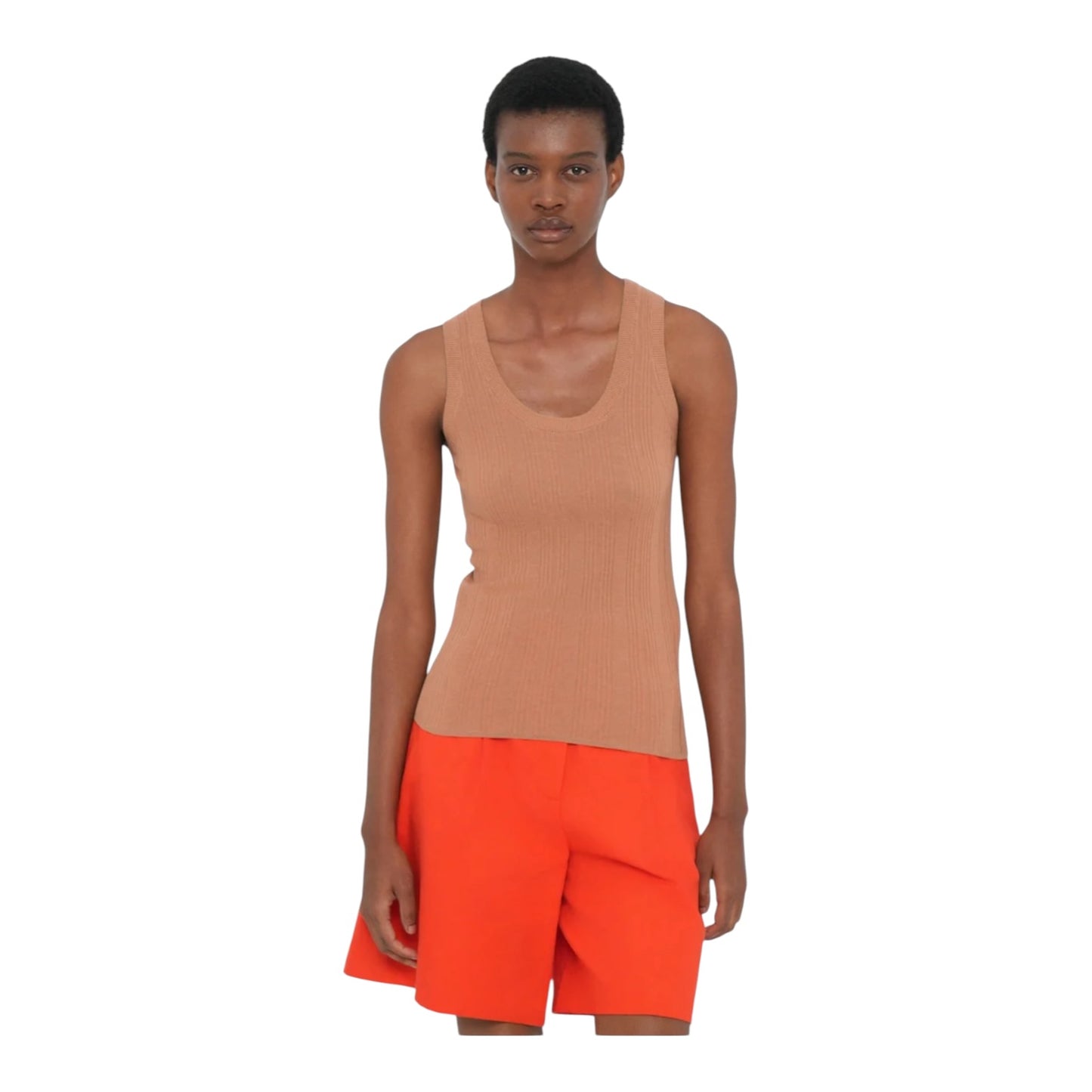 Weekend Max Mara Tomato Red Ecuba Shorts - 8