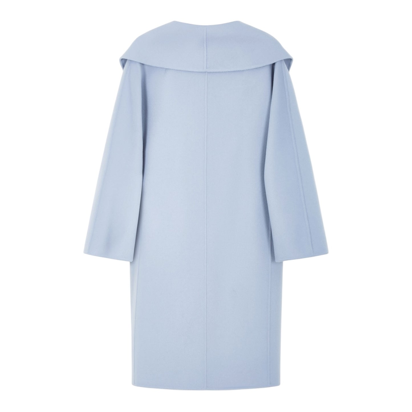 S Max Mara Messi Coat in Blue Grey - 12