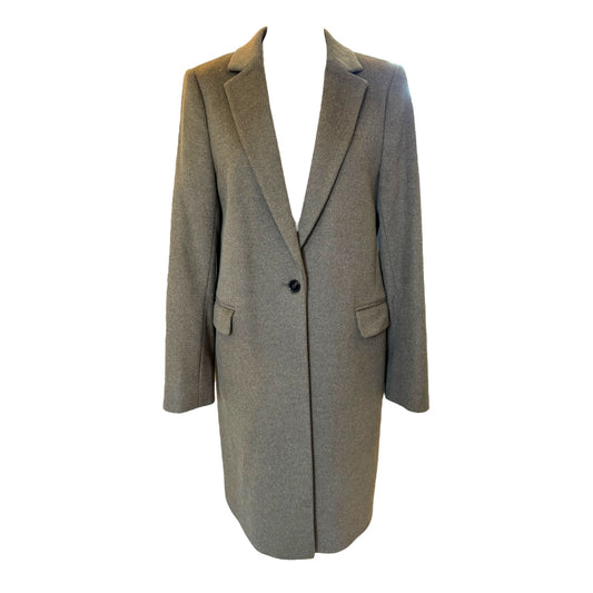 Jigsaw Khaki Wool Coat - 10