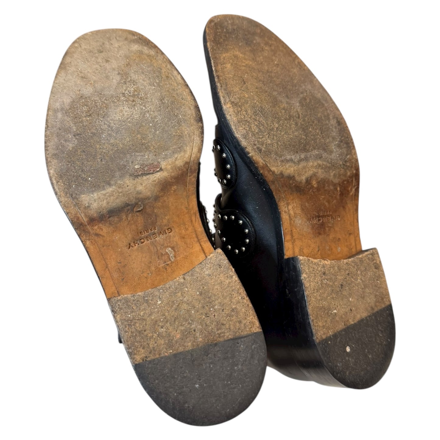 Givenchy Elegant Studded Leather Ankle Boots - 36/3