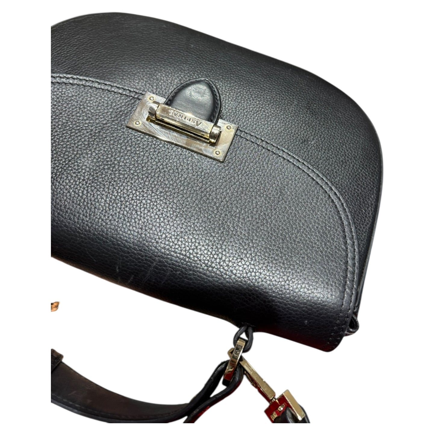 Aspinal Black Cross Body Bag