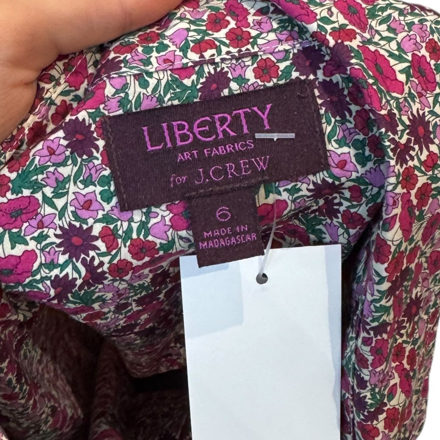 Liberty Pink Floral Shirt - 12