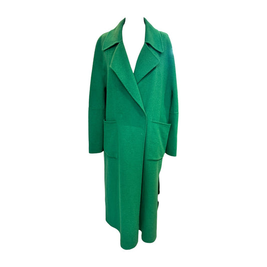 Riani Green Wool Blend Coat - 14/16